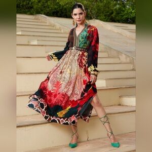 Anthropologie-Floral Maxi Dress